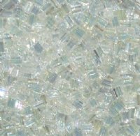 50g 5x4x2mm Transparent Crystal AB Tile Beads